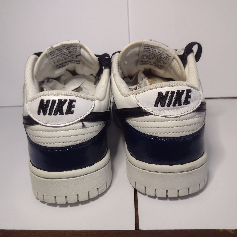 Nike Dunk Low Retro White/Blue Black Size  7.5 - Picture 10 of 13